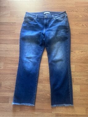 KanCan Dark Blue Cropped Ankle Jeans